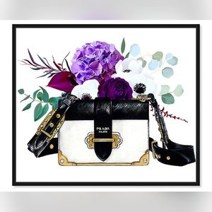 Prada 8 1/2"x11" Framed Wall Art